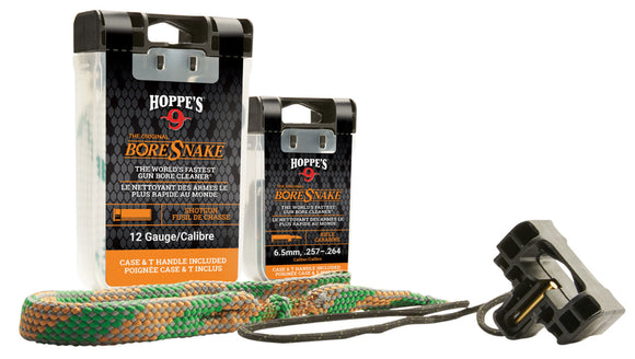 Hoppes 24016D BoreSnake Den 8mm/32 Cal Rifle Bronze Brush