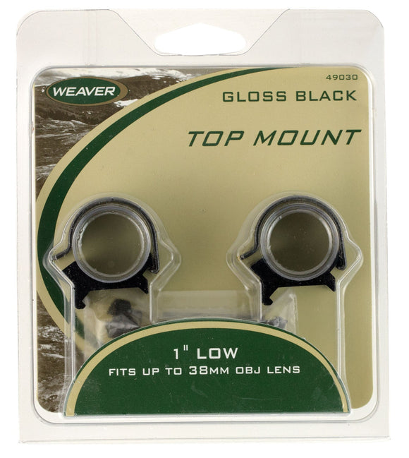 Weaver Mounts 49110 Top MountDetachable 30mm High Black