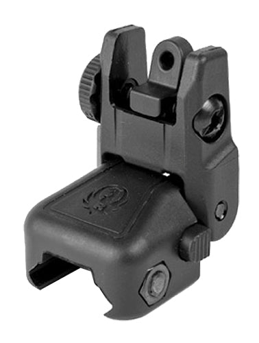 Ruger 90415 Rapid Deploy Rear Sight Ruger SR-22,SR-556,SR-762 Black Folding Polymer