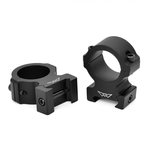 Warne Vapor Horizontal 1 inch Matte Rings