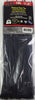 K-T Industries 11.8 Standard Duty, Uv Black, 100/Pk